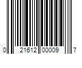 Barcode Image for UPC code 021612000097