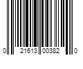 Barcode Image for UPC code 021613003820