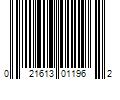 Barcode Image for UPC code 021613011962