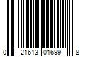 Barcode Image for UPC code 021613016998