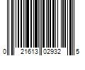 Barcode Image for UPC code 021613029325