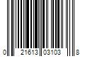 Barcode Image for UPC code 021613031038