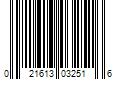 Barcode Image for UPC code 021613032516