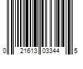 Barcode Image for UPC code 021613033445