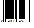 Barcode Image for UPC code 021614800077