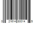 Barcode Image for UPC code 021614800145