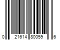 Barcode Image for UPC code 021614800596