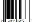 Barcode Image for UPC code 021614806727