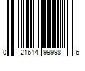 Barcode Image for UPC code 021614999986