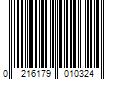 Barcode Image for UPC code 0216179010324