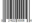 Barcode Image for UPC code 021622000056