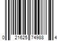 Barcode Image for UPC code 021625749884