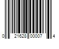 Barcode Image for UPC code 021628000074