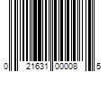 Barcode Image for UPC code 021631000085