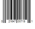 Barcode Image for UPC code 021647007191