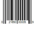 Barcode Image for UPC code 021650000059