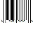 Barcode Image for UPC code 021671000069