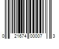 Barcode Image for UPC code 021674000073