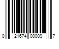 Barcode Image for UPC code 021674000097