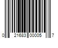 Barcode Image for UPC code 021683000057