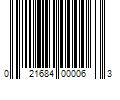 Barcode Image for UPC code 021684000063