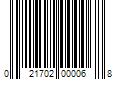 Barcode Image for UPC code 021702000068