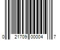 Barcode Image for UPC code 021709000047