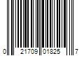 Barcode Image for UPC code 021709018257