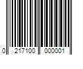 Barcode Image for UPC code 0217100000001