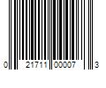 Barcode Image for UPC code 021711000073