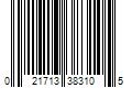 Barcode Image for UPC code 021713383105