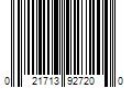 Barcode Image for UPC code 021713927200