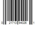 Barcode Image for UPC code 021713940261