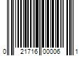 Barcode Image for UPC code 021716000061