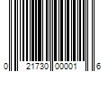 Barcode Image for UPC code 021730000016