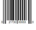 Barcode Image for UPC code 021730000030