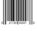 Barcode Image for UPC code 021730000078