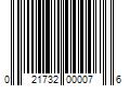 Barcode Image for UPC code 021732000076