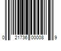 Barcode Image for UPC code 021736000089