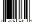 Barcode Image for UPC code 021752722316