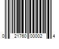 Barcode Image for UPC code 021760000024