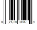 Barcode Image for UPC code 021760000079