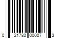 Barcode Image for UPC code 021780000073