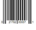 Barcode Image for UPC code 021782000071