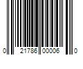 Barcode Image for UPC code 021786000060