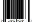 Barcode Image for UPC code 021800000243