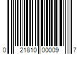 Barcode Image for UPC code 021810000097