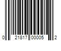 Barcode Image for UPC code 021817000052