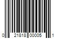 Barcode Image for UPC code 021818000051