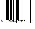 Barcode Image for UPC code 021820877252